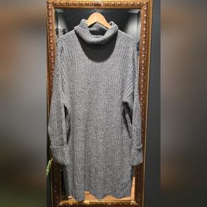 Cozy Gray Knit Sweater